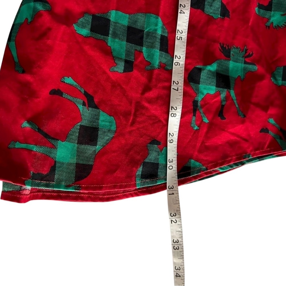 Men’s holiday Christmas button down buffalo plaid shirt by North Pole - size XL - Picture 11 of 11